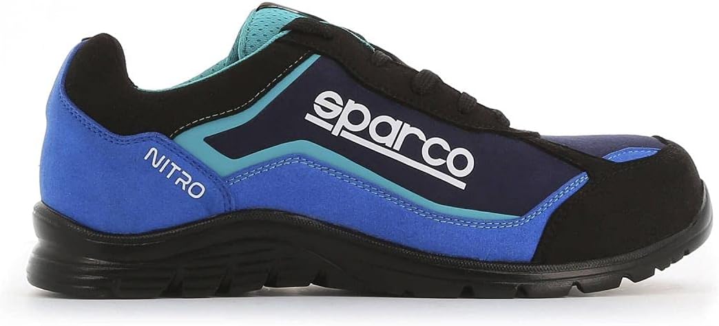 Sparco Nitro Unisex Industrial Shoe 46 EU Schwarz, 46 EU Schwarz
