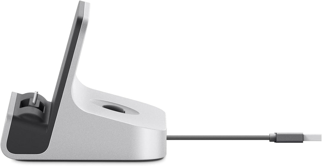 Belkin PowerHouse Micro-USB Dock XL (geeignet für Android Tablets und eReader) silber Micro-USB Tabl