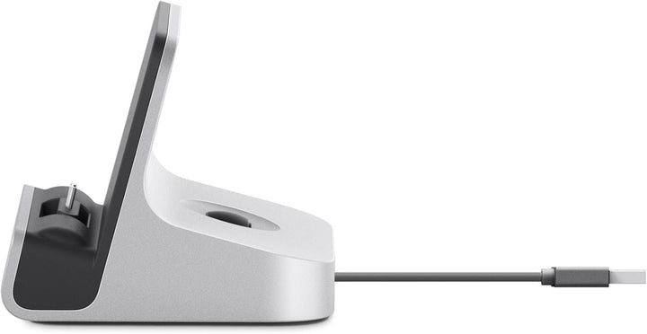 Belkin PowerHouse Micro-USB Dock XL (geeignet für Android Tablets und eReader) silber Micro-USB Tabl