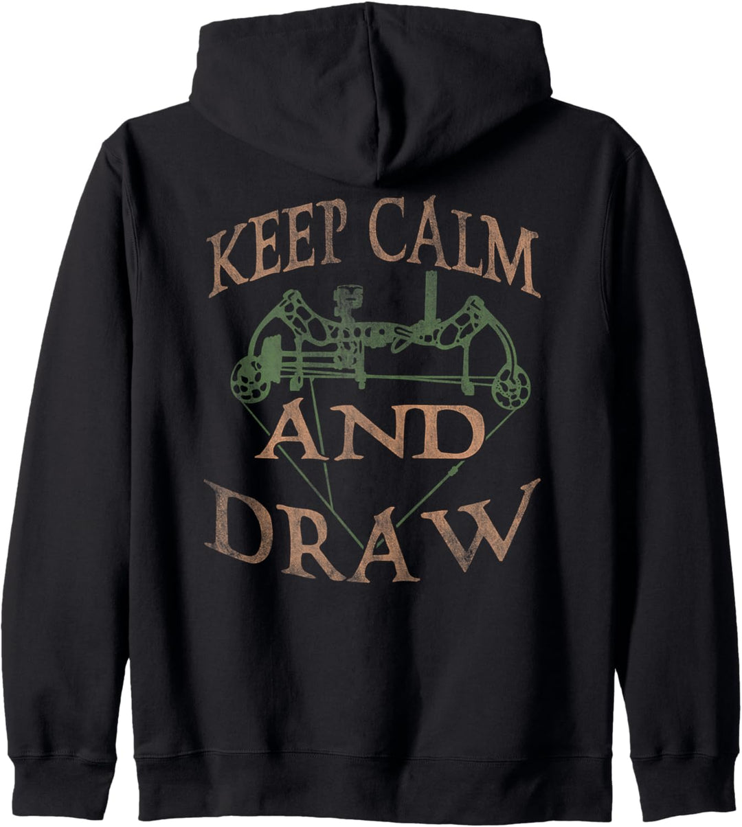 Keep Calm And Draw Archery Archer Bow Kapuzenjacke