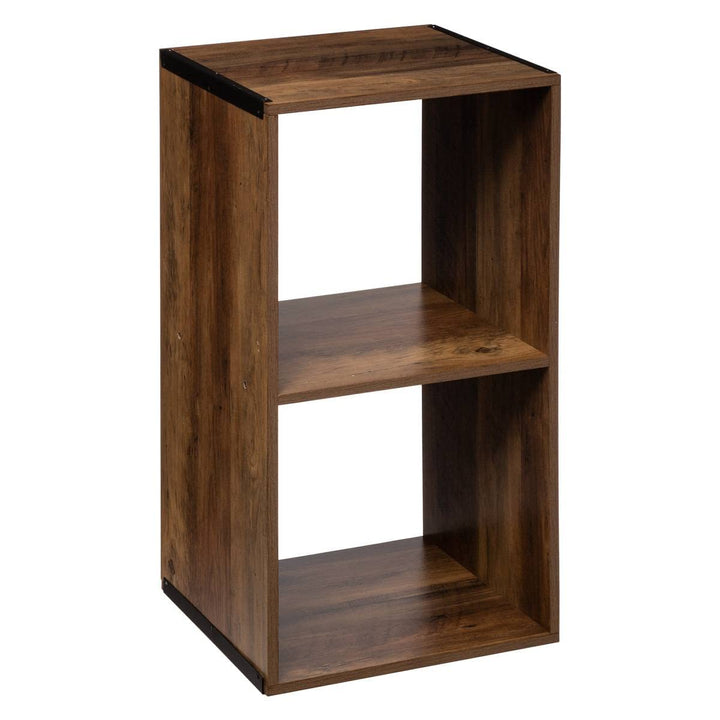 Regal Mix 2 Fächer industriell aus Holz cm holz, cm holz