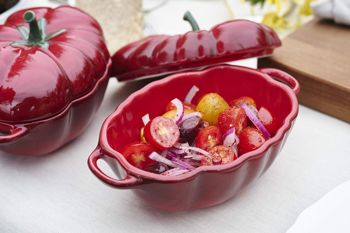 Staub 405118550 Tomaten Cocotte, 40511-855-0 emaillierte Oberfläche, Keramik