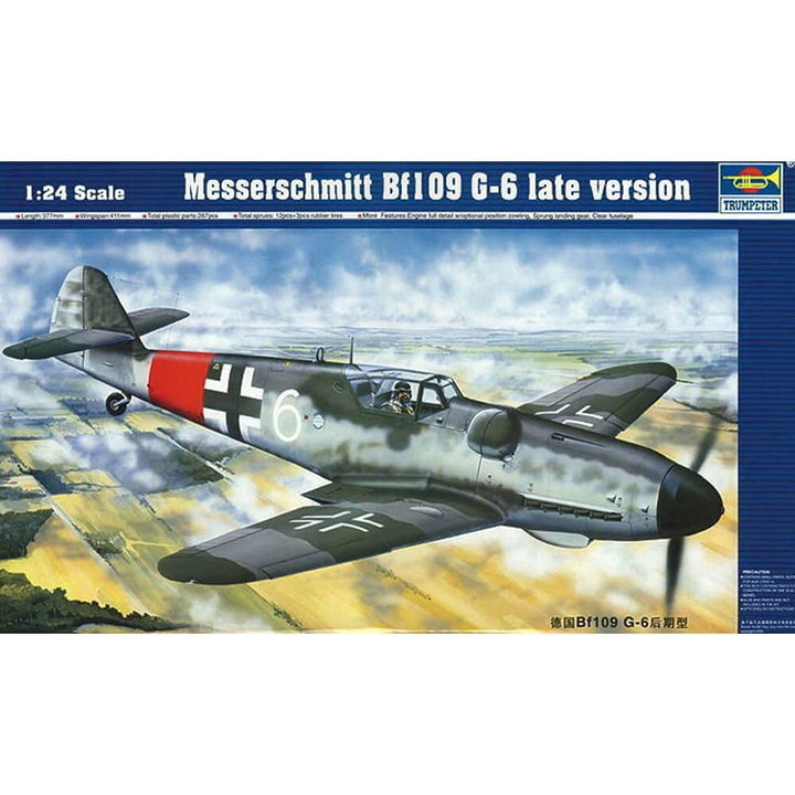 Trumpeter TRU02408 2408 Modellbausatz Messerschmitt Bf 109 G-6 späte Version