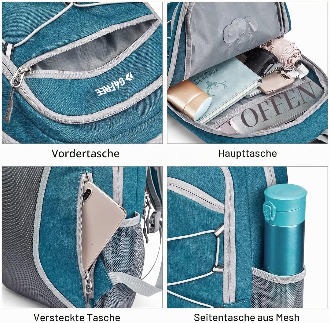 G4Free Kleiner Rucksack 12L/20L Unisex Tagesrucksack Leichter Reiserucksack Wanderrucksack Trekkingr