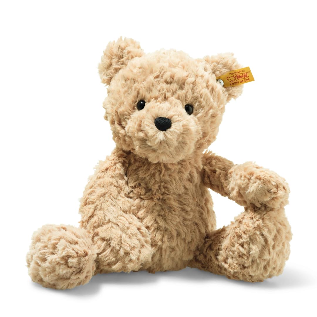 Steiff Kuscheltier Jimmy Teddybär, Süsses Stofftier mit Kunststoffaugen, Kinder, Jungen & Mädchen, F