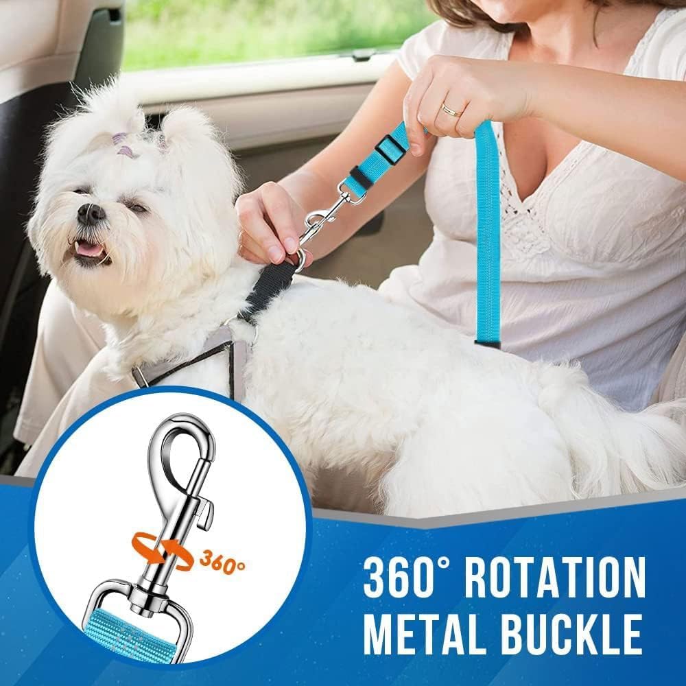 Doppelter Anschnallgurt Hund Auto 2-in-1 Sicherheitsgurt Hunde für Auto & Hundegurt Rückbank Verstel