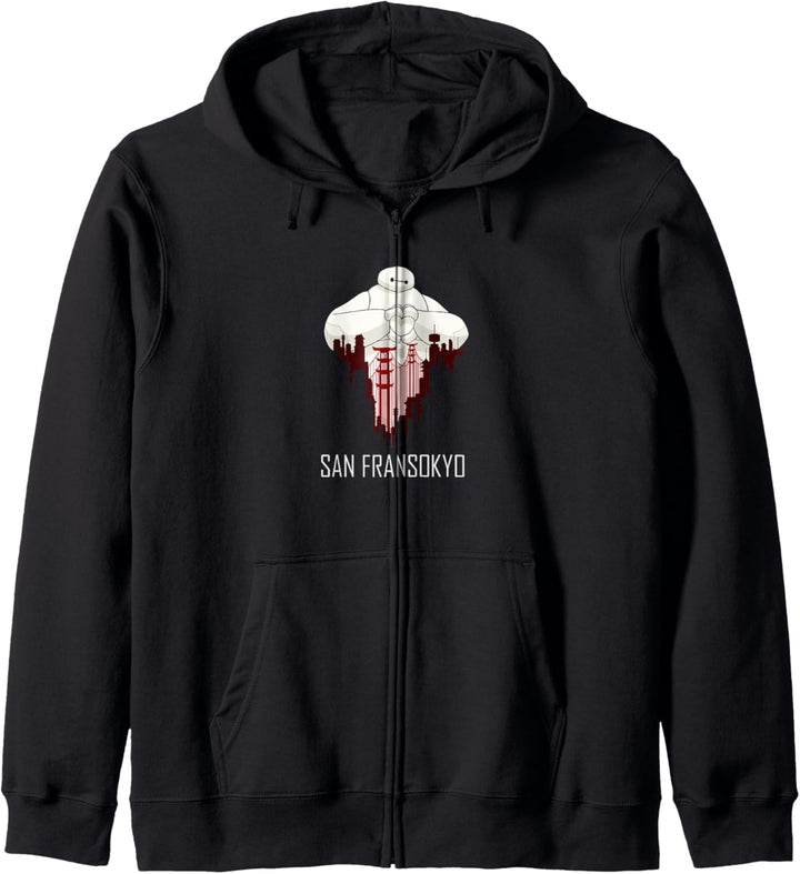 Disney Big Hero 6 Baymax San Fransokyo Love Kapuzenjacke