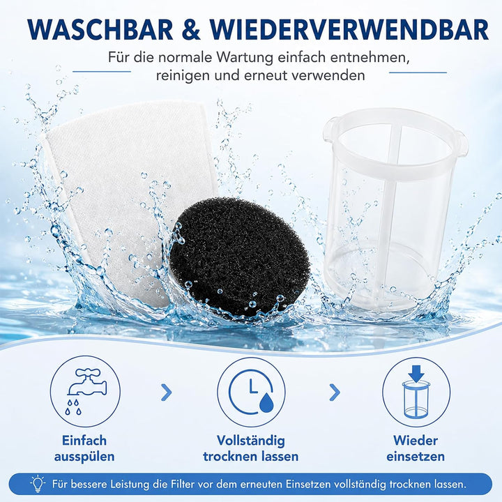 Staubsauger-Zubehörset kompatibel mit Makita CL100/106/180/183/DCL180 Akku-Staubsauger, 15 Filter 44