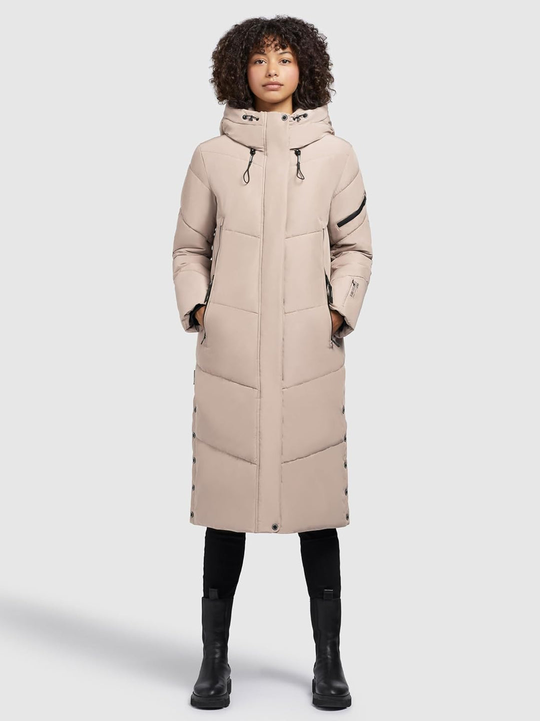 khujo Damen Steppmantel Sonje 5 S Dus-Bei, S Dus-Bei