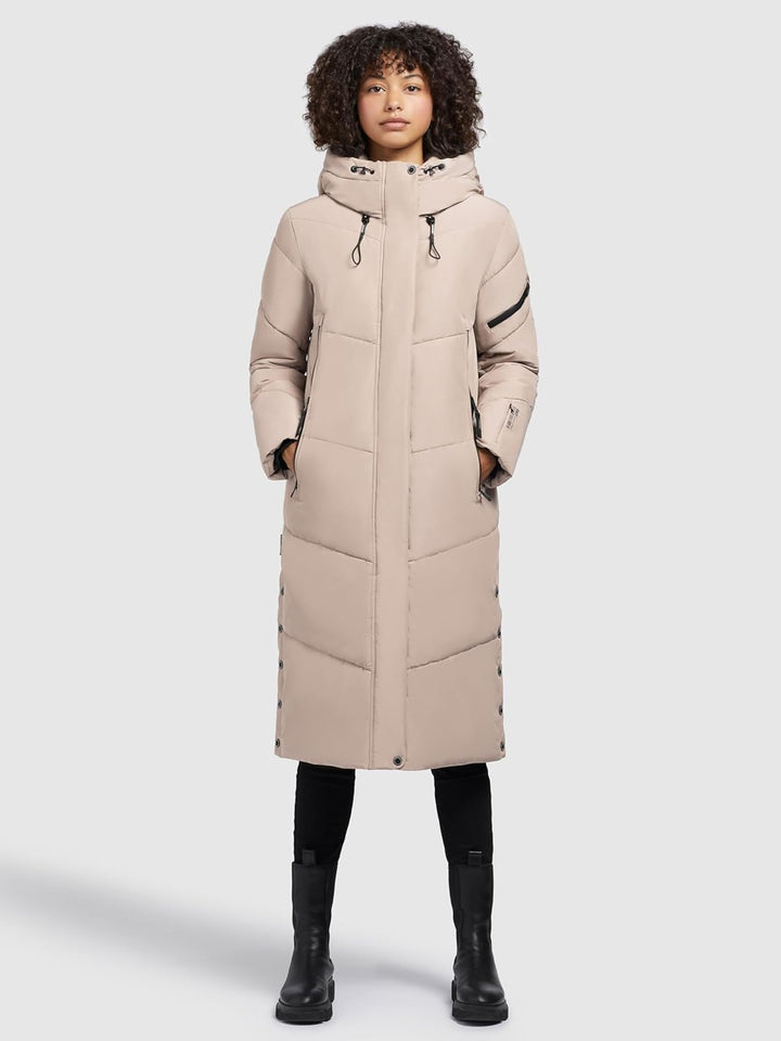 khujo Damen Steppmantel Sonje 5 S Dus-Bei, S Dus-Bei