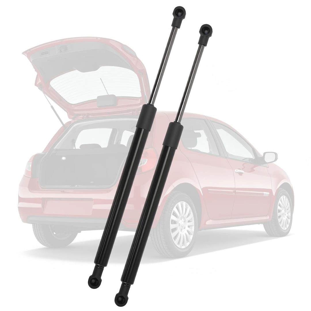 2pcs Gasdruckfeder kompatibel mit Renault Clio III 2005-2014, Exakte 385N Heckklappendämpfer für san