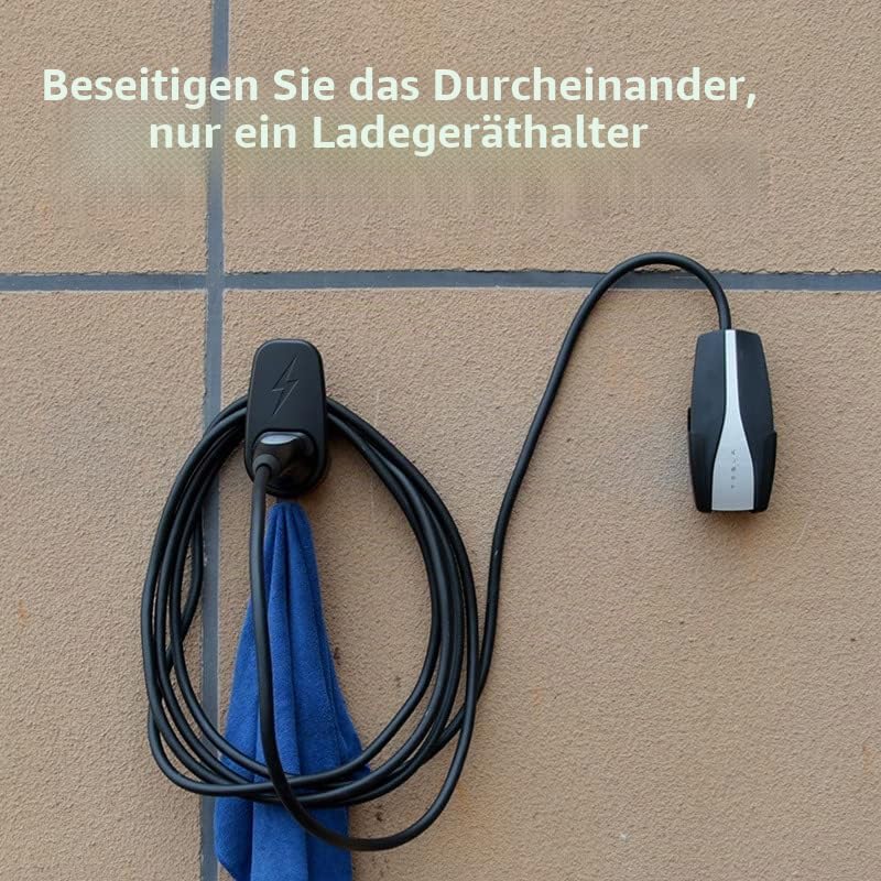 WANGCL EV Ladekabel Halter Typ 2 Ladekabel Organizer Fit für Wallbox Tesla Model 3 Modell Y X S
