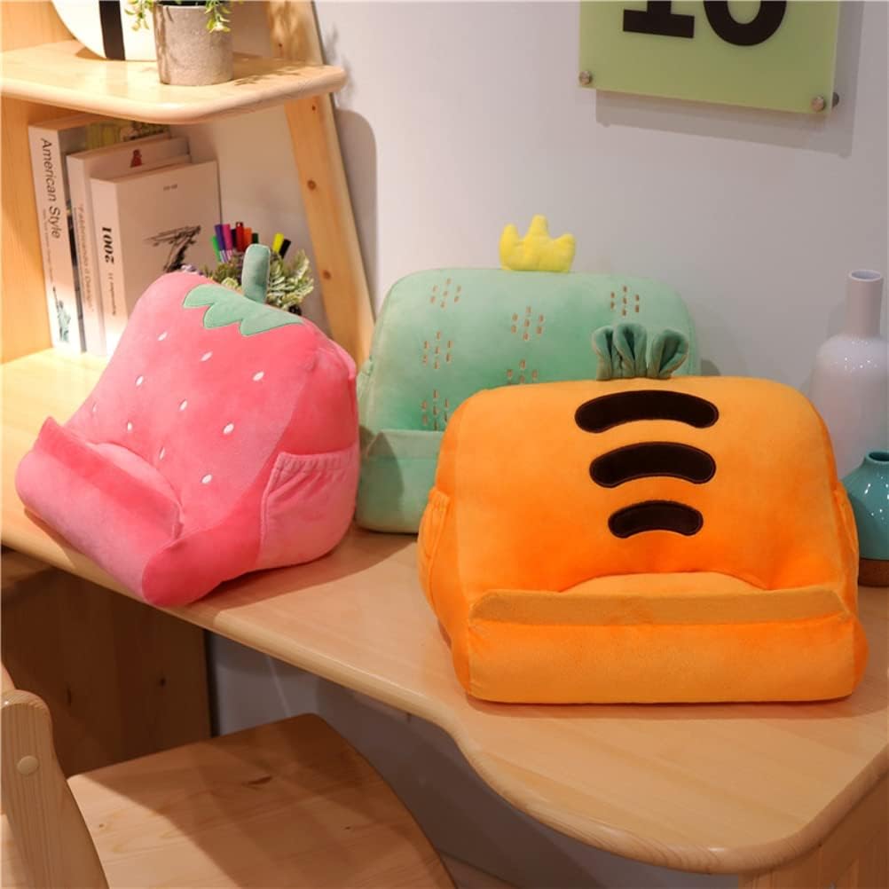 Roexboz Tablet Halter Kissen, Lesekissen, Leseständer, Obstkissenhalter, Plüschhalter für Bett Sofa