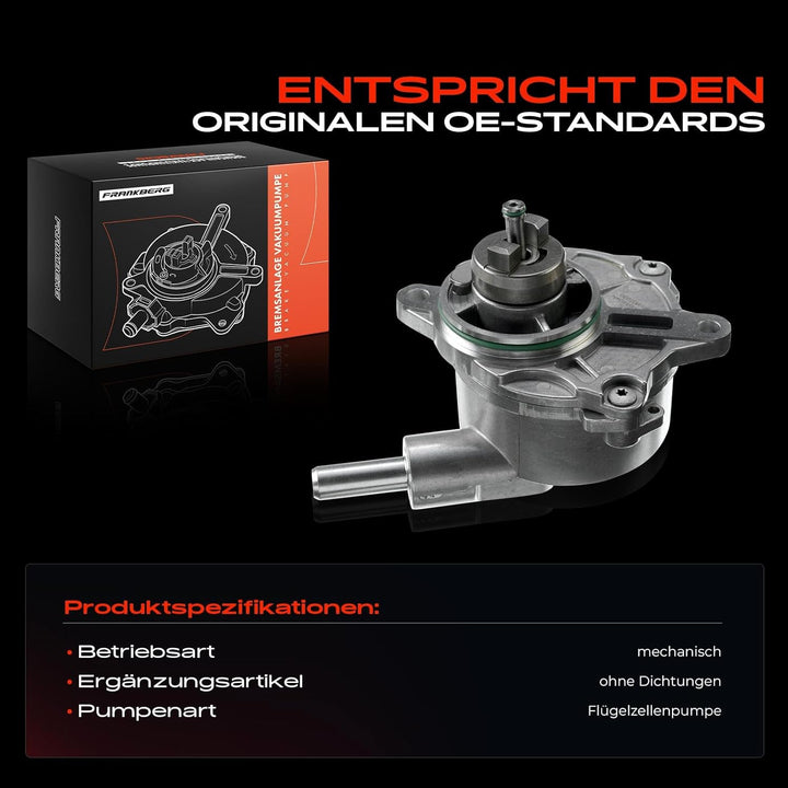 Frankberg Unterdruckpumpe Bremsanlage Vakuumpumpe Kompatibel mit Sprinter 2-T 901 902 Sprinter 3-T 9