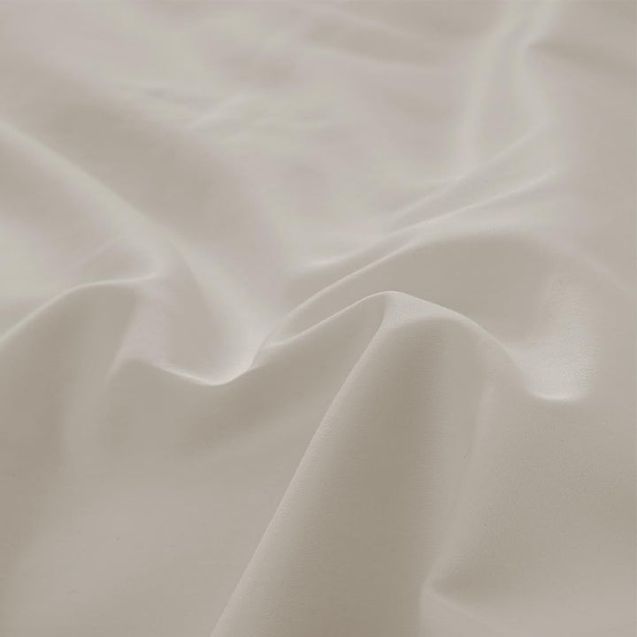 COTTON ARTean Bettwäsche-Set aus ägyptischer Baumwolle, Fadenzahl 300, Beige, 90 x 190/200, 100 % äg