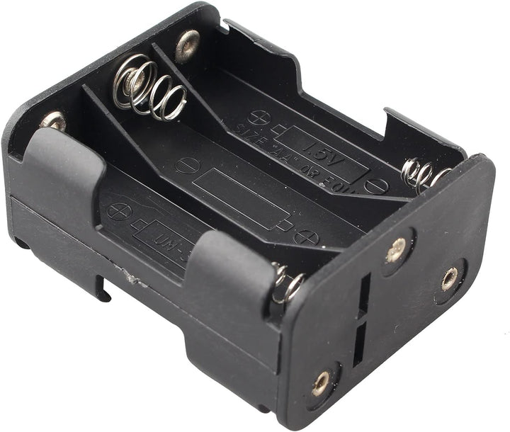 5 Stück 6 x 1,5 V AA Batteriehalter Etui 9V 6 Steckplätze Kunststoff Batterie Aufbewahrungsbox Doppe