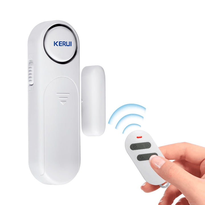 TOWODE Türalarm, Fensteralarm 120dB Kabellos Tür Fensterkontakt Sensor Alarm mit Fernbedienung 3 Mod