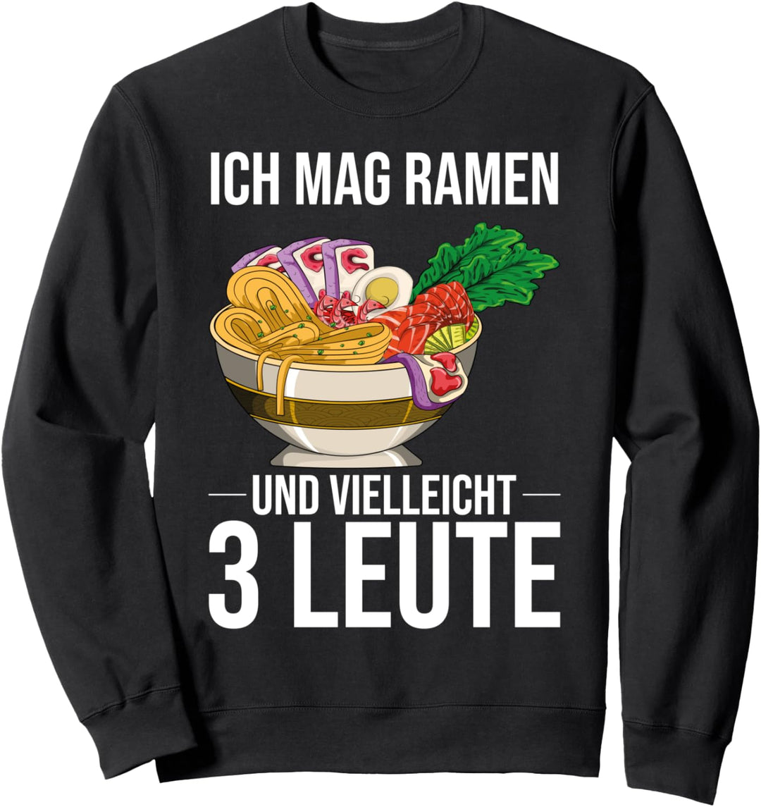 Japanischer Otaku Asiatische Nudelsuppe Lustiges Anime Ramen Sweatshirt