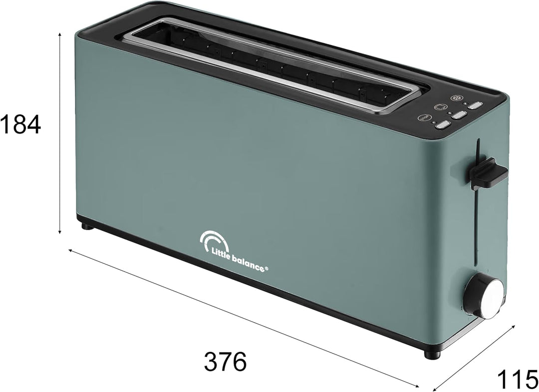 LITTLE BALANCE 8830 Happy Toast, Toaster, 1 langer Schlitz, 1 Baguettescheibe, Thermostat mit 7 Posi
