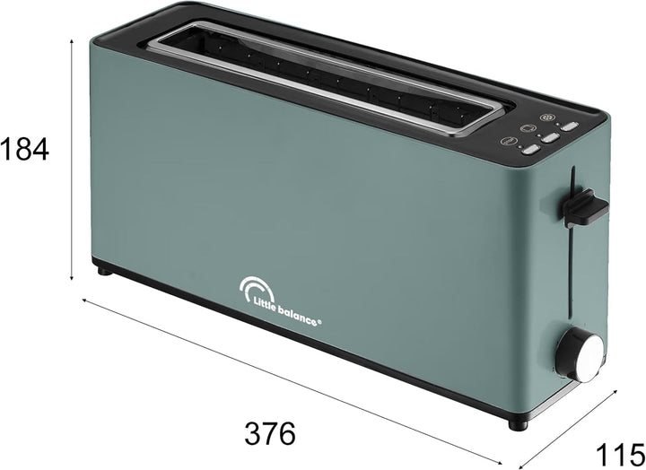 LITTLE BALANCE 8830 Happy Toast, Toaster, 1 langer Schlitz, 1 Baguettescheibe, Thermostat mit 7 Posi