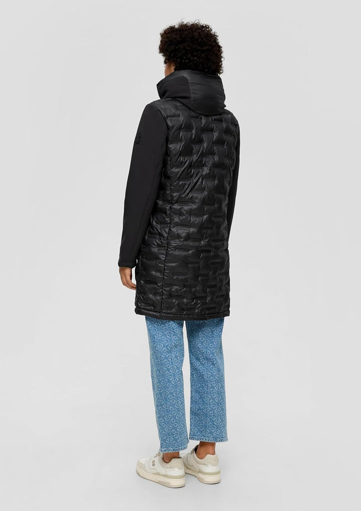 s.Oliver Damen Mantel Langarm 34 Schwarz, 34 Schwarz