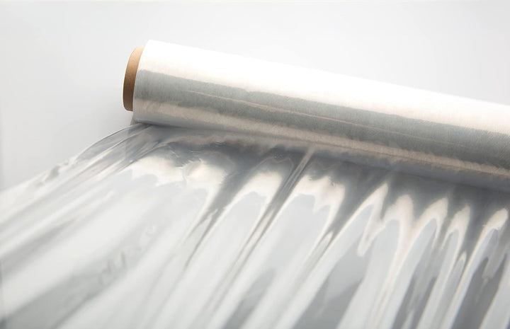 Transparente Folie für Verpackungen (18 EINHEIT) Transparente Kunststoffrolle für industrielle Verpa