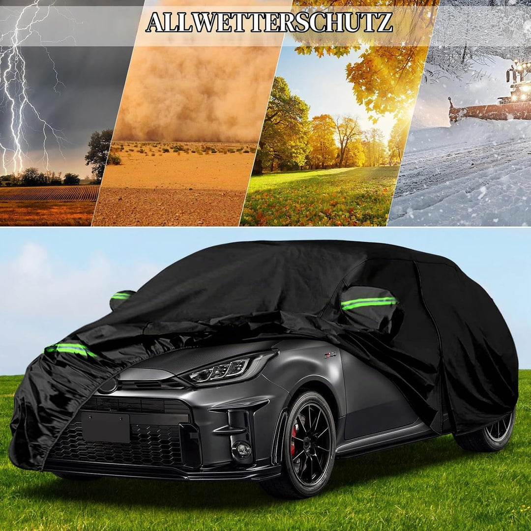 Autoabdeckung Wasserdicht Ersatz für Toyota Yaris Vitz XP130/XP210/GS/GR/GRMN Hatchback 2011-2023, V