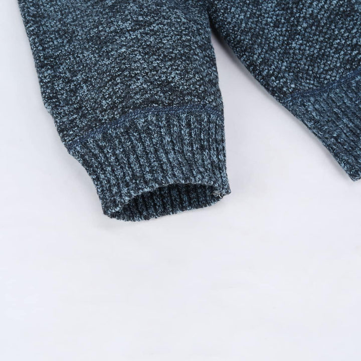 Sliktaa Strickjacke mit Kapuze für Herren Cardigan Winter Frühling Outdoor Baumwolle Jacke Pullover