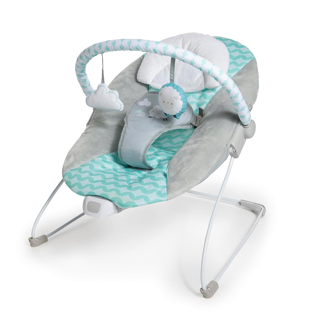 Ity Ingenuity, Bouncity Bounce, Goji, vibrierende Babywippe Deluxe mit abnehmbarer Kopfstütze, 2 Spi