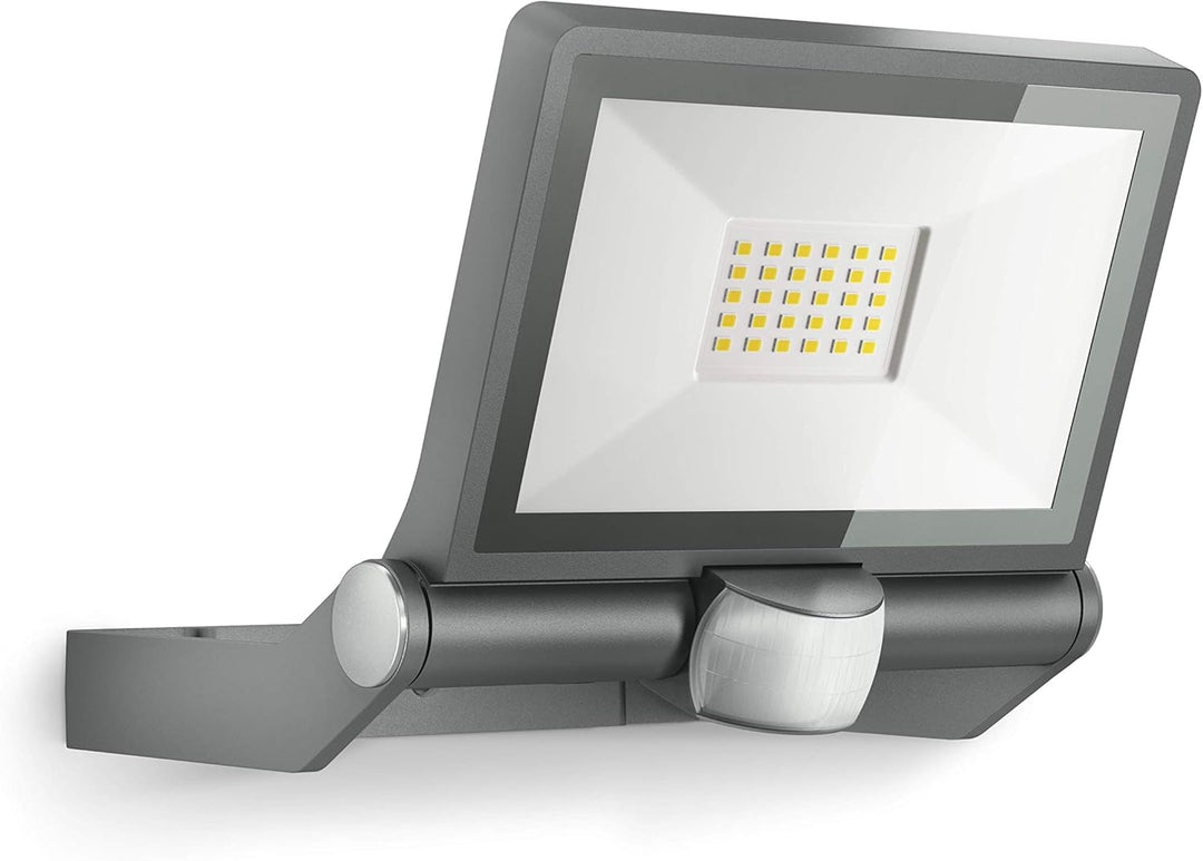 Steinel LED-Aussenstrahler XLED ONE S anthrazit, 180°-Bewegungsmelder, 18,6 W, 2050 lm, 3000K, für Z