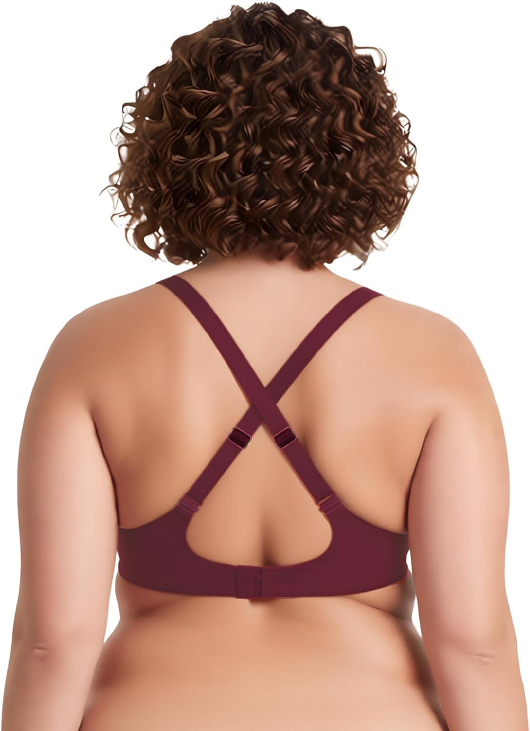 Curve Muse Damen Übergrösse Fügen Sie 1 und eine halbe Tasse hinzu Hochdrücken Bügel Spitzen-BHS 70E