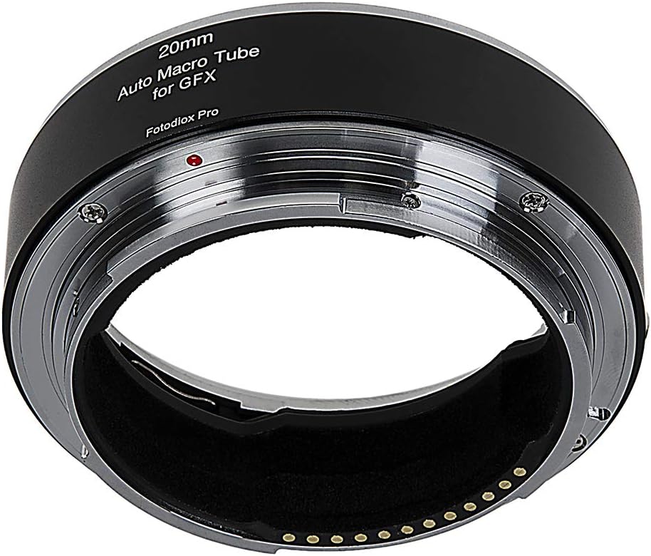 Fotodiox Pro 20mm Automatic Macro Extension Tube Compatible with Fujifilm GFX G-Mount Cameras Auto E