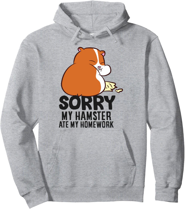 Hamsterschule Mein Hamster hat meine Hausaufgaben gegessen Pullover Hoodie