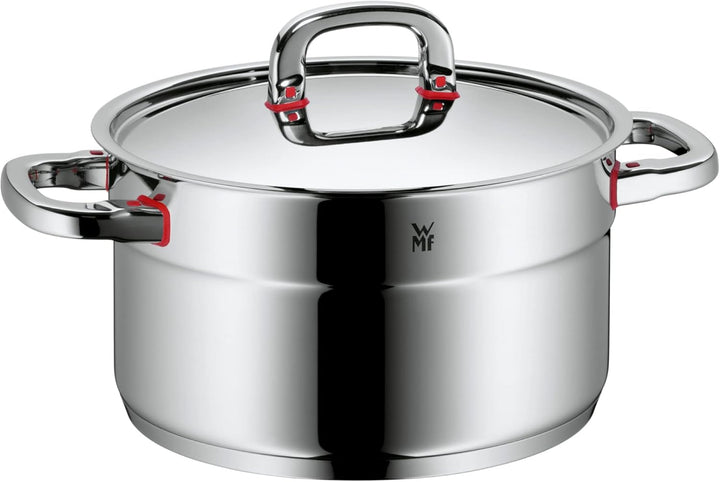 WMF Premium One Topfset Induktion 5-teilig, Kochtopf Set mit Metalldeckel, Cromargan Edelstahl polie