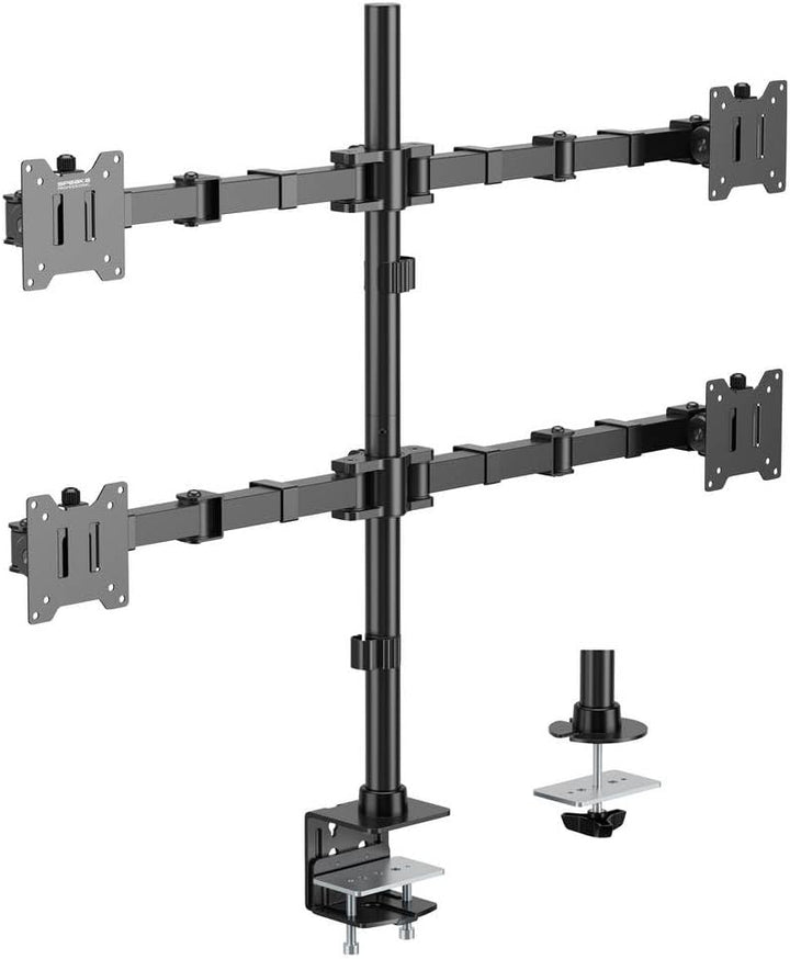 SpeaKa Professional SP-MM-541 Monitor-Tischhalterung 4 Display(s) 43,2 cm (17) - 88,9 cm (35) Schwar