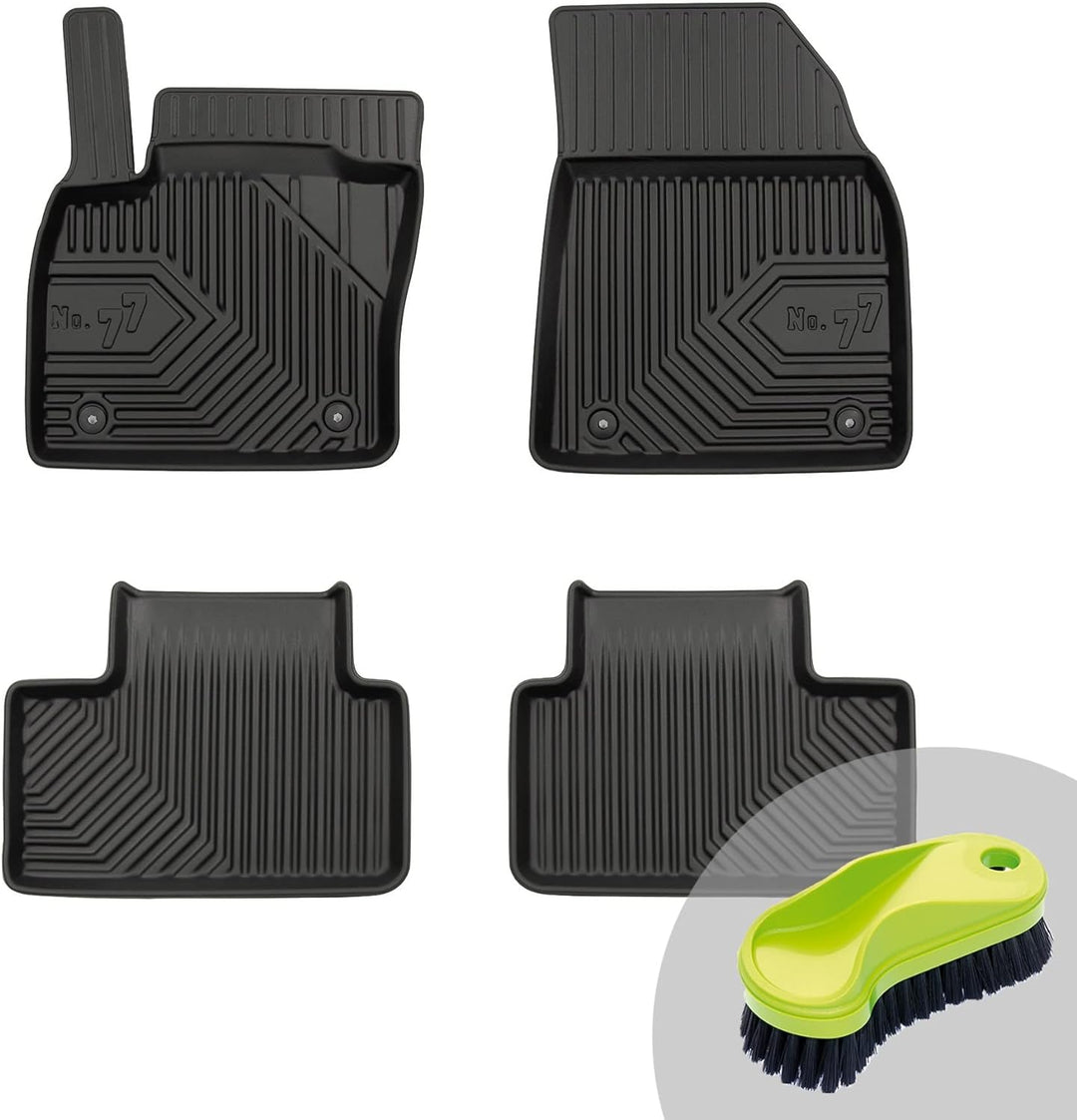 FROGUM No.77 Gummimatten Ganzjahresset von Auto Fussmatten Autofussmatten für Volvo XC40 ab 2017 | L