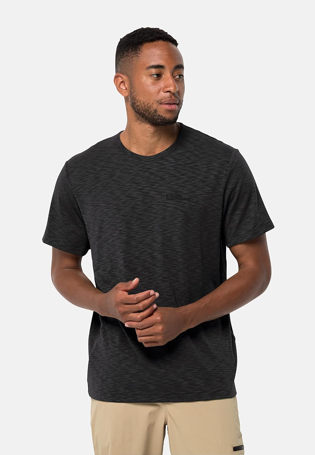 Jack Wolfskin Herren Travel T M T-Shirt Shortsleeve XL Schwarz, XL Schwarz