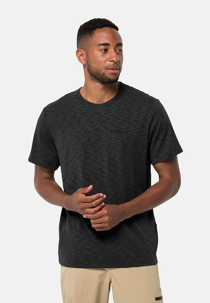 Jack Wolfskin Herren Travel T M T-Shirt Shortsleeve XL Schwarz, XL Schwarz