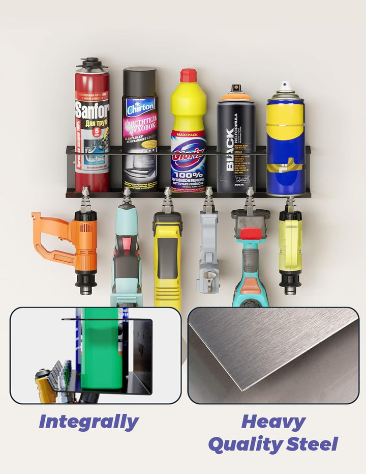 Dosenhalter, Spraydosenhalter, Sprühdosenhalter, Druckluft Werkzeug Zubehör für Garage Werkstatt, Pl