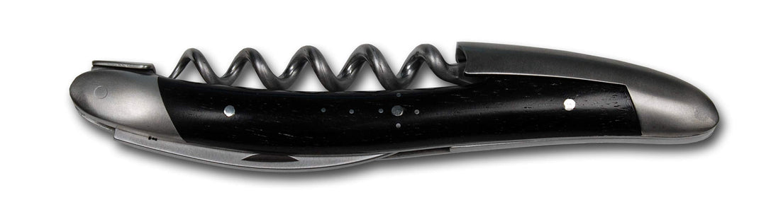 Forge de Laguiole Sommeliermesser | Dreiteilig - Ebenholz - Finish Matt Finish Matt Finish Matt, Fin