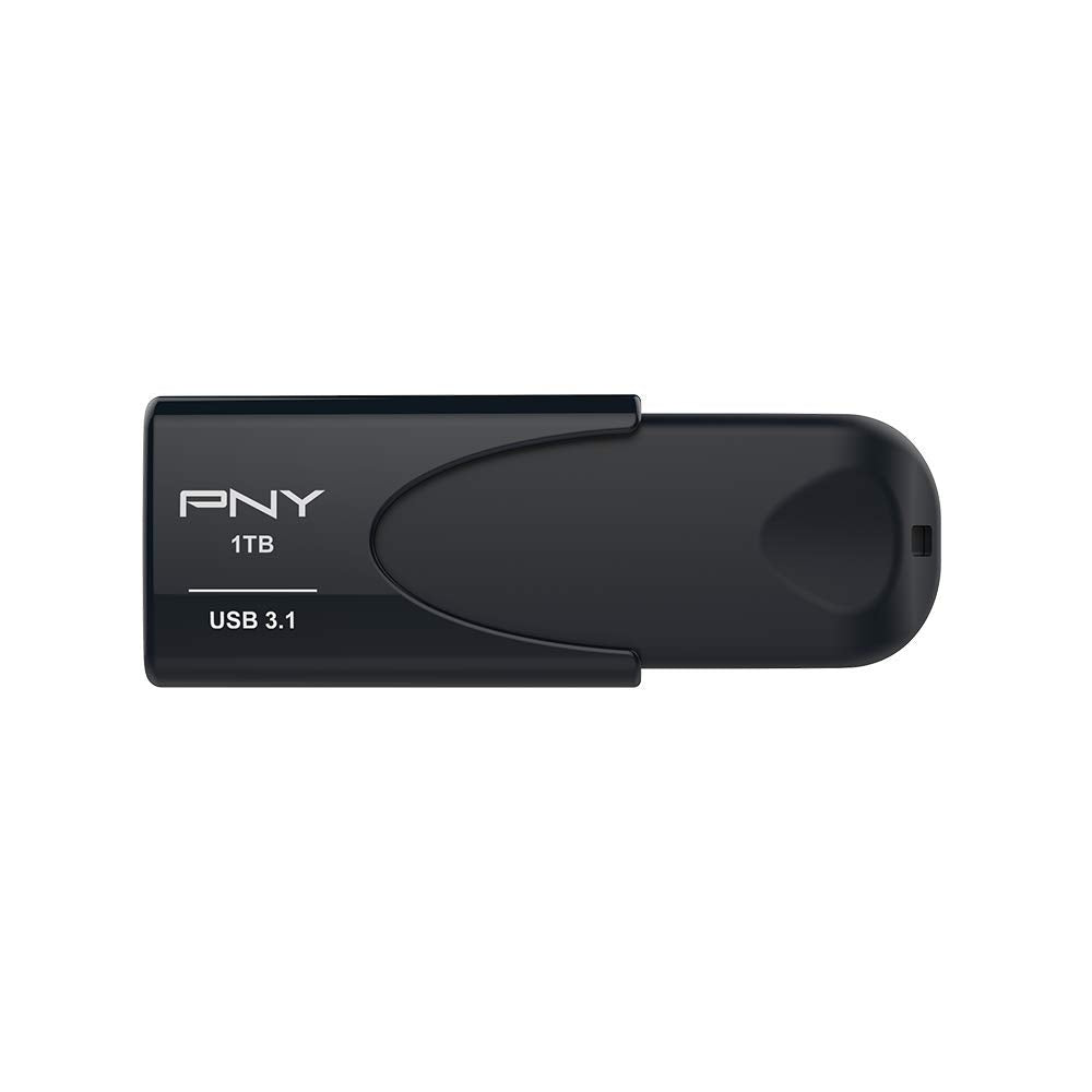 PNY Attaché 4 USB 3.1 Flash Laufwerk - 1TB, Schwarz 1 TB (Paquete de 1) Attaché 4 USB 3.1, 1 TB (Paq