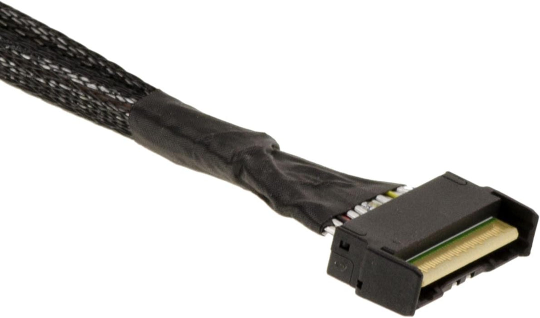 KALEA-INFORMATIQUE PCIe 5.0-Kabelkabel mit MCIO 8i 74-Pin-Steckern zu 2x SFF-8639 68 Pin U2 U3 Länge