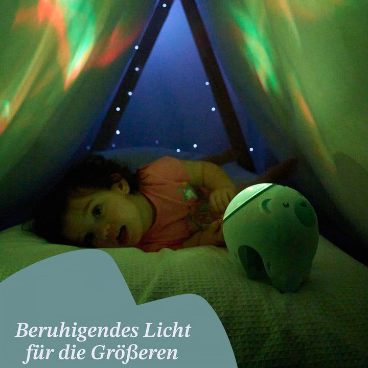 Chicco First Dreams Eisbär Projektor, 2in1 Wiege und Bett Projektor, Kinder Nachtlicht, Aurora Borea