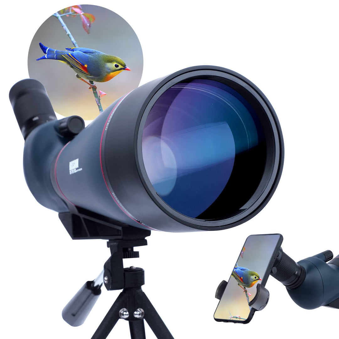 Aktualisiert 25-75x100 mm Spektiv,mit Stativ Telefon Adapter und Tragetasche - BAK4- und FMC -Objekt