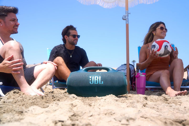JBL Boombox 4 Tragbarer Bluetooth Lautsprecher, JBL Pro Sound mit AI Sound Boost, IP68 Wasser- und S