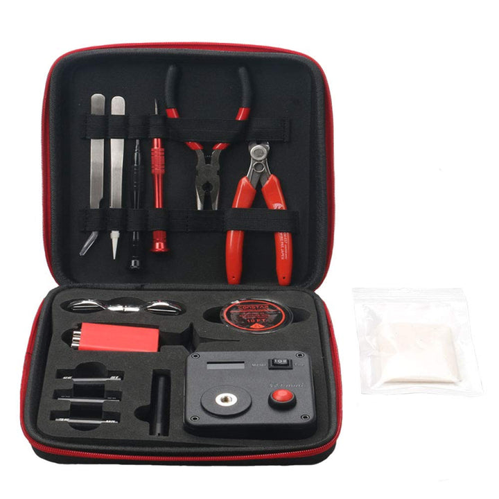 Leeko Spule DIY Werkzeug Kit V3, Wickelzubehör-Set mit Wickelhilfe (V4) /Mini Ohm Reader/Pinzette/Hi