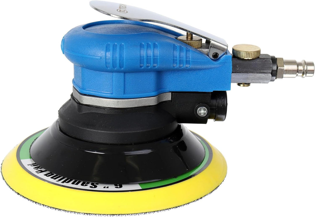 TC Technic PRO Exzenterschleifer Schwingschleifer Pneumatisch Poliermaschine 150mm Set2, Set2