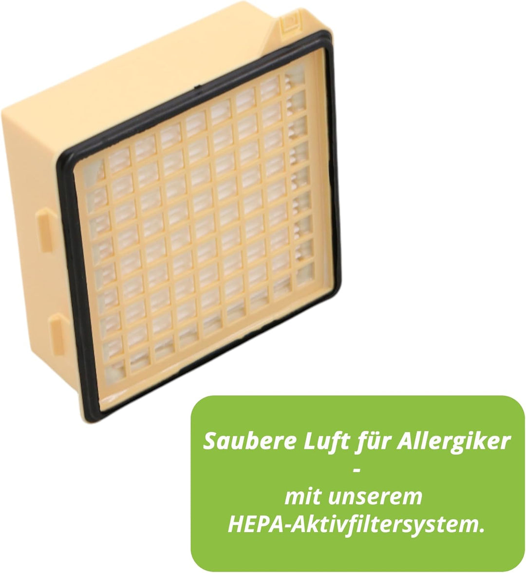 Staubsaugerladen.de Filter Hepafilter, Aktivfiltersystem, Mikrofilter – kompatibel mit Vorwerk Kobol