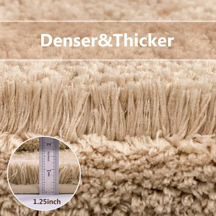 VANZAVANZU Badematte rutschfest Badteppich Extra Lange Verdickt Badezimmerteppich Weich Badeteppich