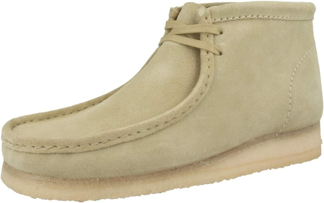 Clarks Originals Herren Wallabee Boot Mode-Stiefel 41 EU Beige, 41 EU Beige